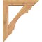 Ekena Millwork Olympic Traditional Smooth Bracket w/ Offset Brace, Western Red Cedar, 5 1/2"W x 24"D x 28"H BKT0604X24X28OLY01SWR - alternate 4